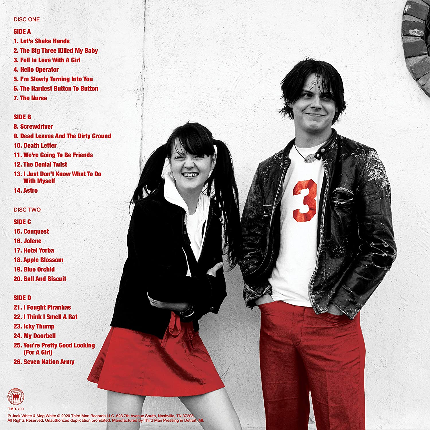 The White Stripes My Sister Thanks You And I Thank You The White